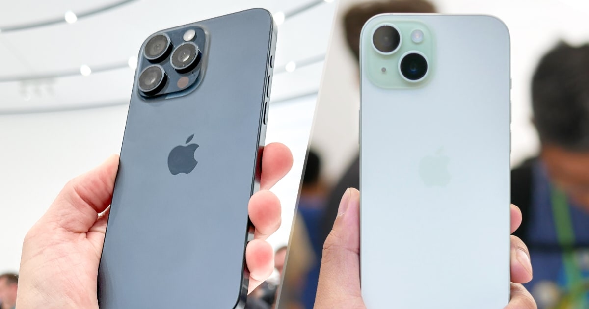 iPhone 15 Pro Max and iPhone 15 Plus